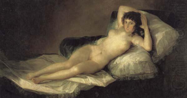 The Maja Nude, Francisco de goya y Lucientes